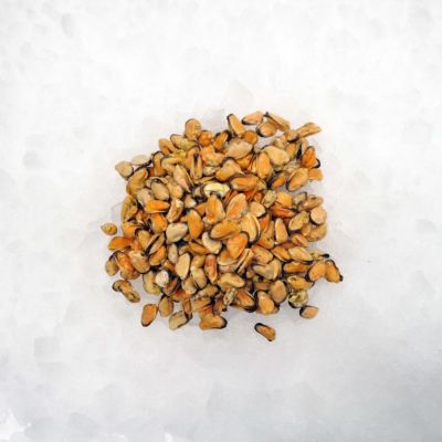 Čilinės midijos be kiautų, virtos, glaz., šaldytos 200/300, 450 g